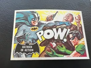 Batman Robin Joker Card 1966 Periodical Topps DC Comics TCG #15 Action Gotham - Picture 1 of 2