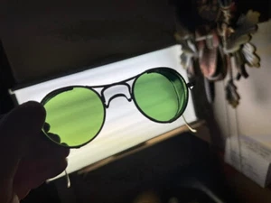 VINTAGE Pre-owned 1940's-1950's SELLSTROM SUNGLASSES SAFETY GLASSES GOGGLES USA - Picture 1 of 16