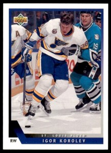 1993-94 Upper Deck Igor Korolev St. Louis Blues #353