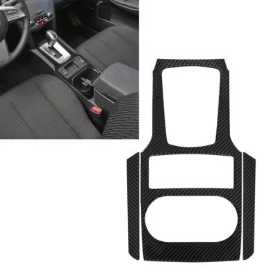 Cubierta de cambio de marchas AT de fibra de carbono 3 piezas para Subaru Legacy Outback 10-14 Foto 1 de 4