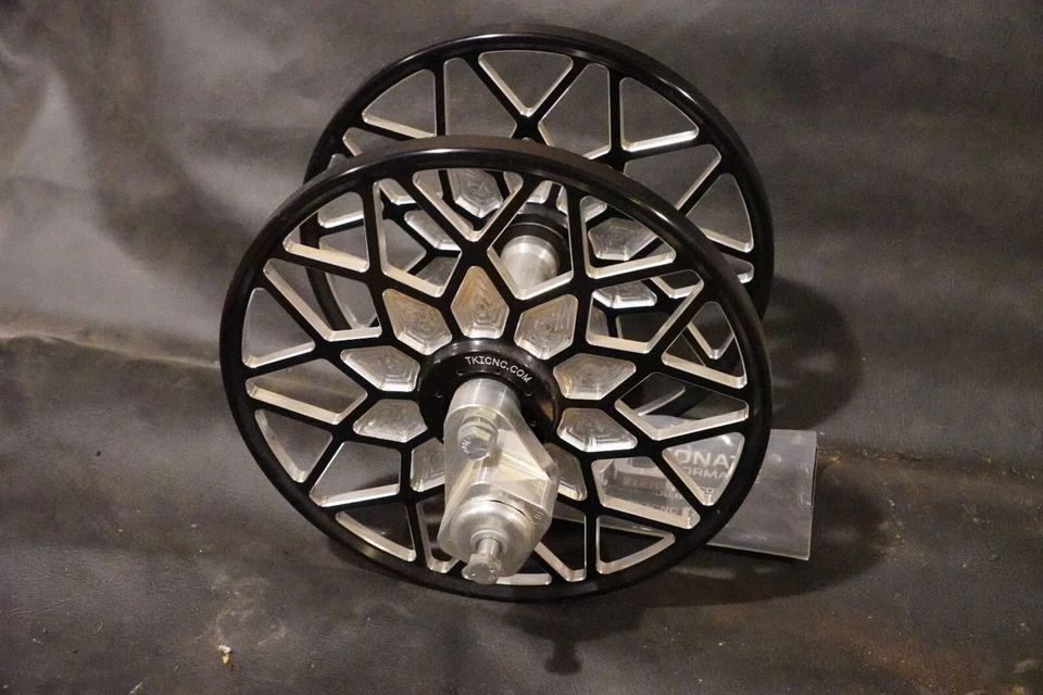 TKI Snowflake 10" Rear Wheels  For 2018+ Arctic Cat M8000 Mountain Cat M6000 - Image 1 of 4