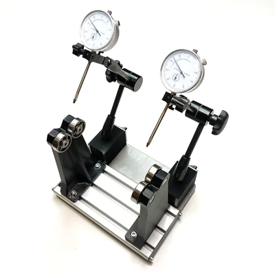 BANCO BILANCIATURA ALBERI MOTORE CON BASI MAGNETICHE E SUPPORTI PER COMPARATORI - Immagine 1 di 4