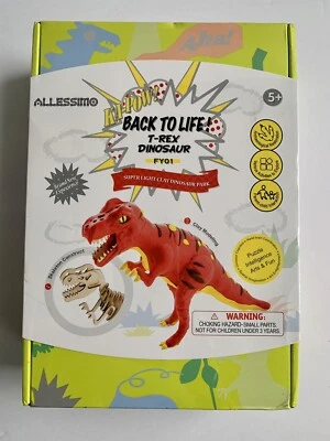 Dinosaur Puzzle ￼Wunder Clay T-Rex 3D ALLESIMO model Arts & Crafts kit Sealed - Image 1 of 4