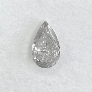 GIA Certified Natural Loose Diamond Pear Cut 1.60 Carat Very Light Gray Color - Picture 1 of 9