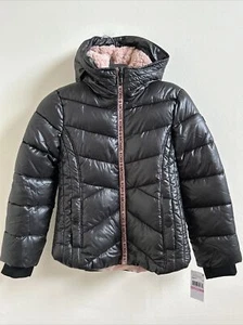 Michael Kors Big Girls Heavy Weight Active Puffer Jacket Black 10/12 - Picture 1 of 6