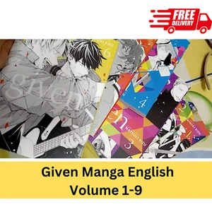 Cómic Given Manga Versión en Inglés Volumen 1-9 Libros de Natsuki Kizu JUEGO COMPLETO - Imagen 1 de 24