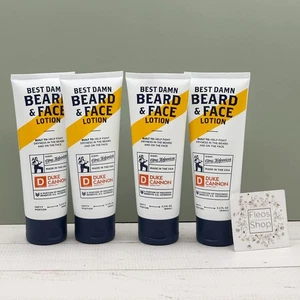 Duke Cannon Best Damn lozione per barba e viso confezione da 4 (3,2 once) - nuovo e autentico - Foto 1 di 4