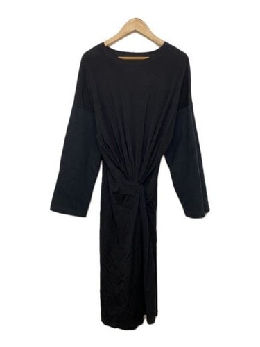 MAISON MARGIELA Abito MM6 Switching Riunito S Cotone BLK Solida S32CU0020