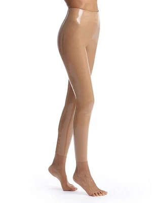 commando Perfect Control Patent Leather Leggings SLG25 Cocoa MD (8-10) 28 - Image 1 of 4