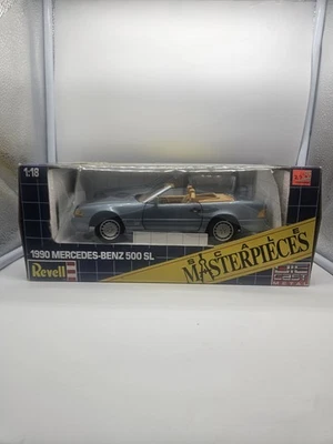 Mercedes Benz 500SL Cabriolet 1990 obras maestras Revell escala 1/18; stock antiguo nuevo Foto 1 de 4