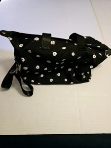 Alice + Olivia Daisy Print Duffle Weekender Bag By Stacey Bendet Brand New - Picture 1 of 7