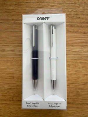 Lamy Logo M+ Ballpoint pen - 2 pack Blue and and Whitr - image 1 of 2
