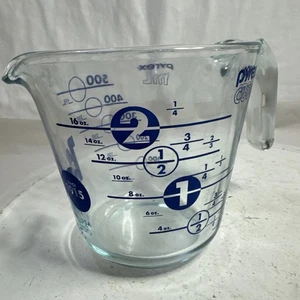 Pyrex 100th Anniversary Limited Edition 2 Becher / 500ml Messbecher BLAU USA - Bild 1 von 8