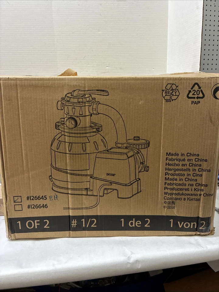 Intex Filter I26645 Box 1 Of 2 - Image 1 of 4