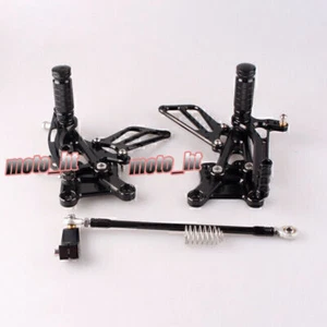 Adjustable Rearsets Foot Pegs For Honda CBR600F4i 2001 2002 2003 2004 Foot Rest - Picture 1 of 1