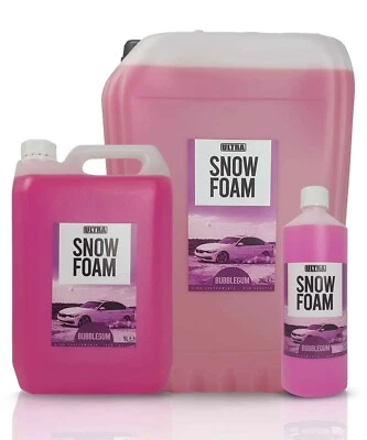 Snow Foam Hi Foam Bubblegum Shampoo Drum Car Vehicle Wash 500ml 25L Ultra - Image 1 of 4