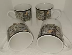 Realtree Coffee mugs APG Bass Pro Microwave and dishwasher safe Set Of Four - Picture 1 of 7