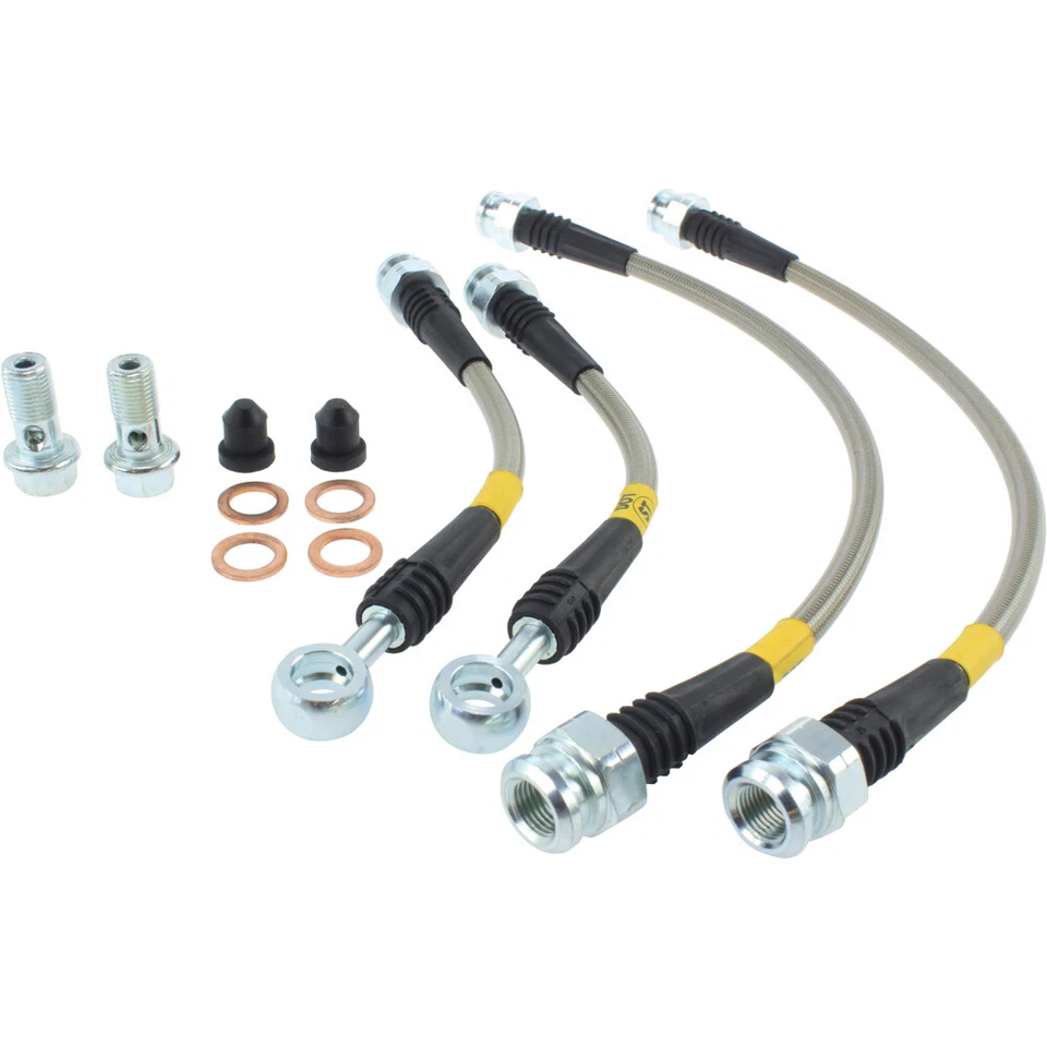 Kit de línea de freno trasero trenzado de acero inoxidable StopTech 950.40512 para Ridgeline 2006-2014 Foto 1 de 2