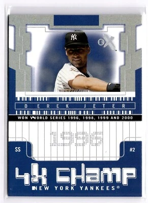 2002 Fleer /Skybox  4K Champ Derek Jeter #1 New York Yankees /1996 - Image 1 of 3