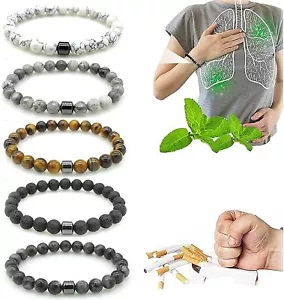 Smoking Cessation Bracelet Anti Anxiety Bracelet for Women Men Therapy Bracelet - Picture 1 of 53
