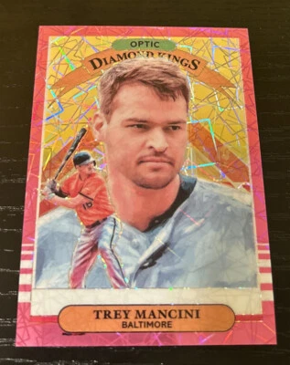 2019 Panini Optic Trey Mancini Diamond Kings Pink Velocity /199 - Image 1 of 2