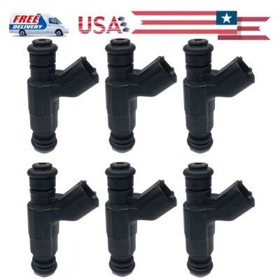 Set of 6Pcs 0280156250 FJ949 Fuel Injector For 2004 Ford Ranger 4.0L - Image 1 of 4