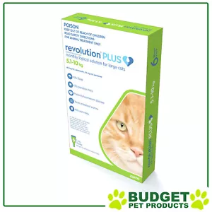 Revolution Plus For Large Cats 5-10kg 6 Pack - Picture 1 of 1