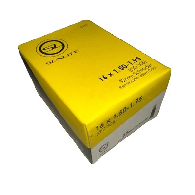 SUNLITE KID'S CHILD'S  BICYCLE BIKE TUBE  16" x 1.5-1.95 16 inch SUNLITE NEW - Image 1 of 4