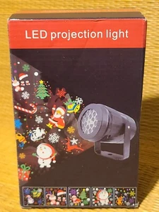 Christmas Projection Light LED Snowflake Pattern, 16 Figures - Picture 1 of 8