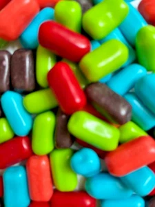 New! Jolly Rancher Chewy Poppers/Bites- 5 FRUITY FLAVORS Chewy Candy- 1/2 POUND - Picture 1 of 2