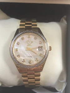 Gevril Yellow Gold Turin Diamond Watch GV2 (12422B) (BNWT+All Boxes/Papers) - Picture 1 of 16