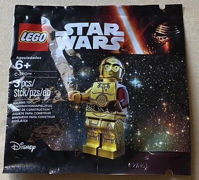 LEGO Star Wars C-3PO 5002948 Polybag Red Arm 6123882 Force Awakens BRAND NEW*** - Image 1 of 2