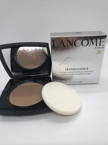 LANCOME TRANSLUCENCE OPACIZZANTE POLVERE PRESSATA SETOSA 300 BISQUE0,35 oz. Nuovo con scatola - Foto 1 di 5