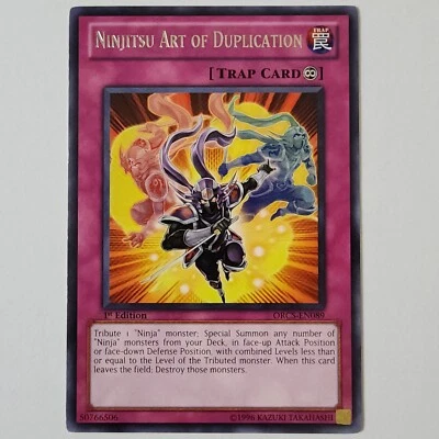 Ninjitsu Art of Duplication - ORCS-EN089 - VLP/NM - Rare - 1st ed - Yugioh - Image 1 of 2