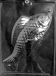 LARGE 3D FISH PIECE MOLDS 2 PIECE - Picture 1 of 2