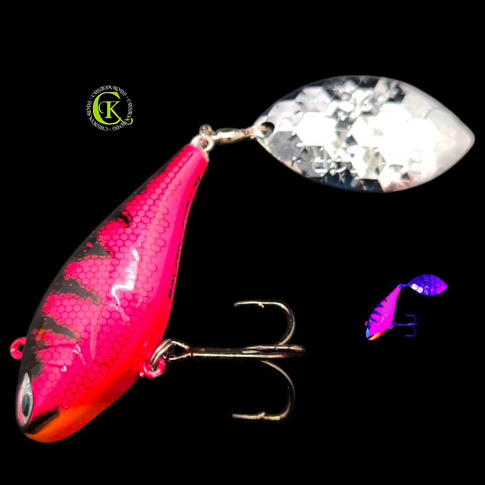 Balzer MK Adventure Matzes Rache Wobbler Spinnerblatt Runner Jig Blade Vibe RED - Bild 1 von 1