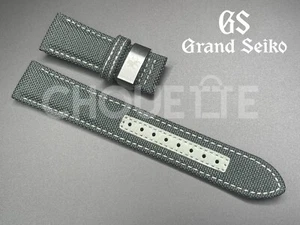 Cinturino in nylon OEM Grand Seiko SBGV245, 9F82-0AL0 20 mm con anello in acciaio GS Band - Foto 1 di 15