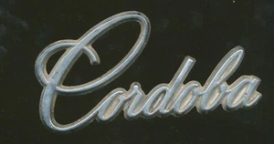 B20 - 1975-1979 CHRYSLER CORDOBA EMBLEM, Used & In Good Condition - Picture 1 of 1