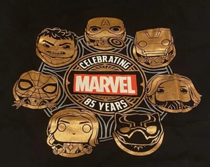 Funko MCC 85th Anniversary Spidey Cap Iron Man Widow Marvel Panther Hulk T-Shirt - Picture 1 of 4