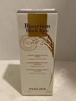 Suero facial hidratante de arroz negro Perlier Risarium antiedad ~ rostro ~ tamaño completo Foto 1 de 3