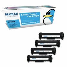 Refresh Cartridges Value Pack CF380X Toner compatible with HP Printers