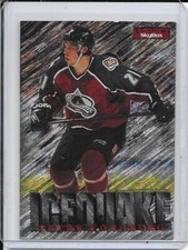 1995-96 Fleer Skybox Impact Peter Forsberg Ice Quake # 8