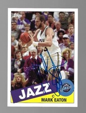 2005 Topps All Time Fan Favorites Mark Eaton Auto