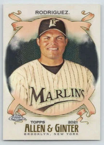 2021 Allen and Ginter Chrome #183 Ivan Rodriguez (ref 223752) - Picture 1 of 2