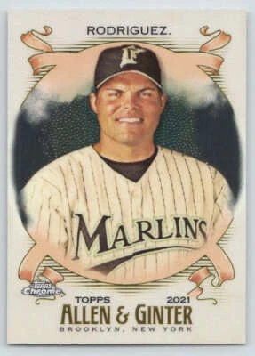 2021 Allen and Ginter Chrome #183 Ivan Rodriguez (ref 223752) - Image 1 of 2