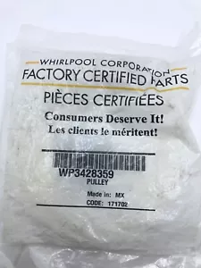 Whirlpool Washer Pulley #WP3428359 *BRAND NEW OEM* - Picture 1 of 3