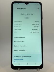 Samsung Galaxy A32 5G - Black - (Metro) - Smartphone - WORKS GREAT!!!