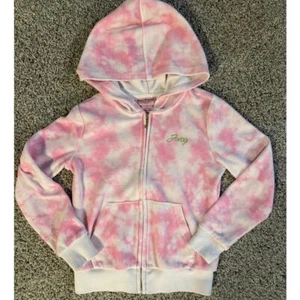 Juicy Couture Tie-Dye Hoodie - Kids Size 7 - Picture 1 of 4