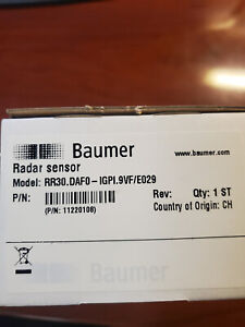 BAUMER 11220108, RR30.DAF0-IGPI.9VF/E029, Radar distance measuring sensor