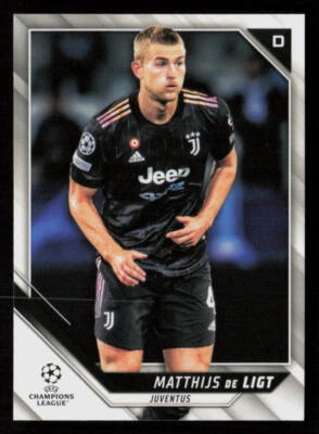 2021-22 Topps UEFA Champions League Matthijs de Ligt #44 Juventus - Image 1 of 2